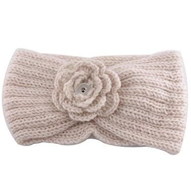 Imagem de Pulseira de cabeça com fio de creme para joias de encaixe intercambiáveis para flores de 18 a 20 mm de pressão My Prime Gifts