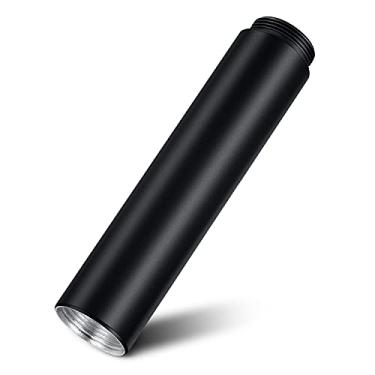 Imagem de YOUSHARES Extensão de suporte de microfone, tubo de extensão de microfone fêmea de 1,5 cm para macho de 1,5 cm para suportes de mesa (8 cm)