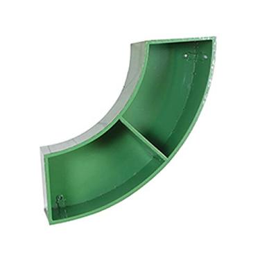 Imagem de KIZQYN Estante de livros estilo industrial estante de parede rack de armazenamento decorativo criativo curvo estante para exibição de estante para sala de estar quarto escritório estante de 70,6 cm (cor: branco)