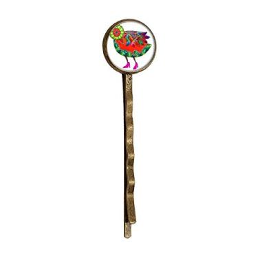 Imagem de I Am Happy New Year Art Déco Presente Moda Retrô Metal Cabelos Grampo Headwear