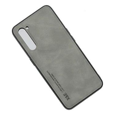 Imagem de Kepuch Silklike Capa para Oppo K7/Find X2 Lite/Reno 3 5G - Case Placa de Metal Embutida para Oppo K7/Find X2 Lite/Reno 3 5G - Cinza