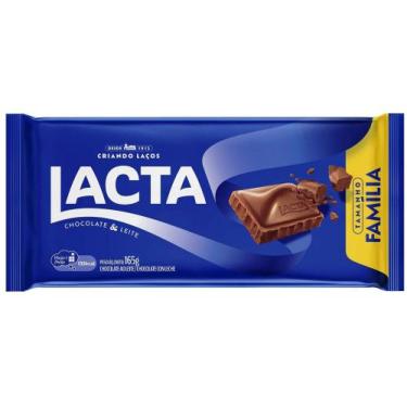 Imagem de Barra De Chocolate & Leite 165G Lacta