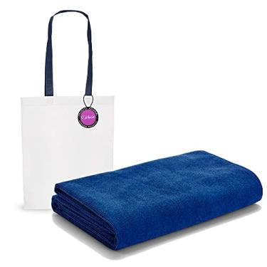 Imagem de Toalha de Praia em Microfibra 75x150 cm Coast TopGet (Azul)