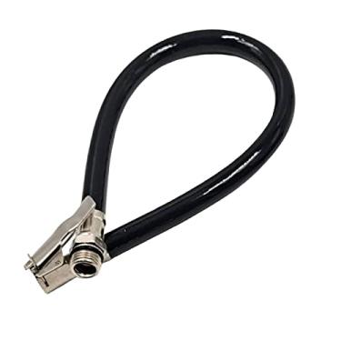 Imagem de Generic Tubo de extensão do inflador de pneu Substituição de acessórios de manutenção de carro para bomba de pneu, PRETO