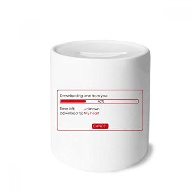 Imagem de DIYthinker Programador, faça o download do seu amor, caixa de moedas de cerâmica, presente de cofrinho