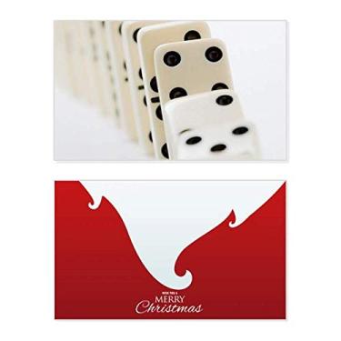 Imagem de Gambling Pai Gow Dominoes Foto Feriado Feliz Natal Cartão de Parabéns Mensagem de Natal