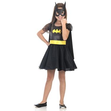 Imagem de Batgirl Princesa Infantil Sulamericana Fantasias Preto G 10/12 Anos