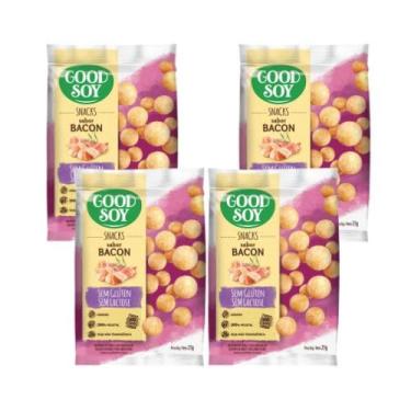 Imagem de KIT 4 Unidades Snack Sem Glúten Vegano 25g - Goodsoy (Requeijão)
