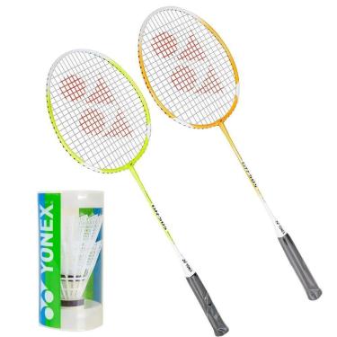 Imagem de Kit Badminton Yonex GR-505 (2 Raquetes e 2 Petecas)-Unissex