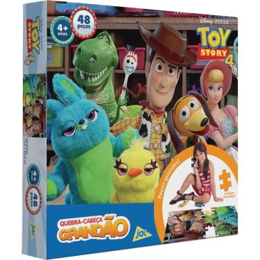 Imagem de Quebra-Cabeça Grandão 48 Peças Disney Toy Story 4 - Toyster