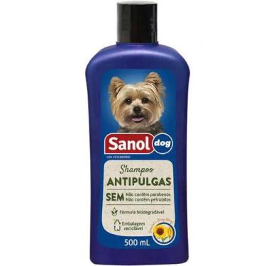 Imagem de Shampoo Para Cães Anti Pulgas Sanoldog 500ml - Shampoo Elimina E Previ