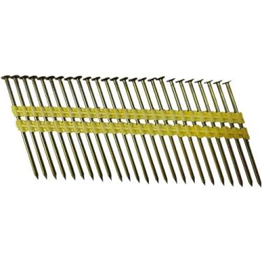 Imagem de Zeluga 13-254 Pregos de moldura de 21 graus, 7,5 cm x 0,30 cm de cabeça redonda com tira de plástico agrupada, pregos de haste lisa para pistola de pregos de armação (4.000 unidades)