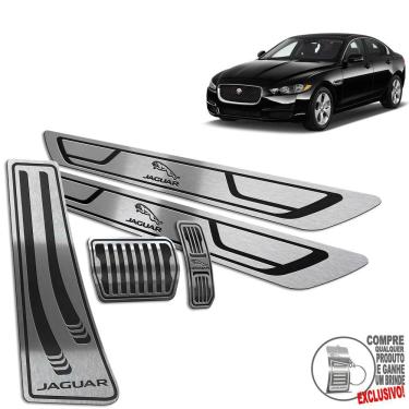 Imagem de Descanso Pedaleira Soleira Baixo Relevo Jaguar Xe 2015 2021