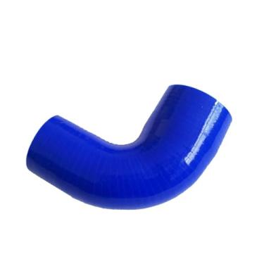 Imagem de JOIUYOLJ Mangueira de cotovelo de redução de 90 graus ID 2,25 a 2,7 polegadas (57 mm a 70 mm) para tubo de admissão de ar direto universal Turbo Intercooler reforçado 4 camadas 5,4 mm (90D-ID57-70)