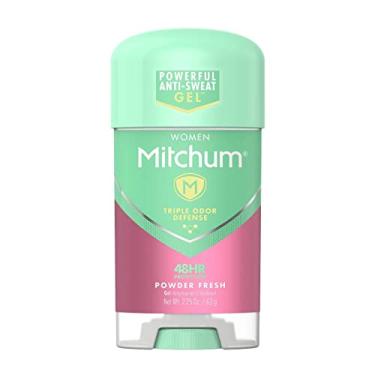 Imagem de Mitchum Desodorante em gel antitranspirante, tripla defesa contra odores para mulheres, pó fresco, 65 g - pacote com 4