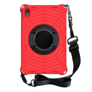 Imagem de Capa infantil para Lenovo Tab P11 Plus EVA com alça de ombro para tablet Lenovo Tab P11 TB-J606F TB-J616F 11 polegadas (vermelha, para P11 TB-J606F)