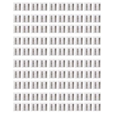 Imagem de Apontadores de Lápis Manuais de 100 Unidades, Apontador de Lápis Portátil Compacto Com Furos Duplos Com Bordas Incisivas de Aço Carbono para Material de Escritório Escolar