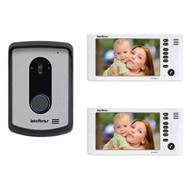 Imagem de Vídeo Porteiro Intelbras Colorido Com 2 Telas Iv 7010 Lcd