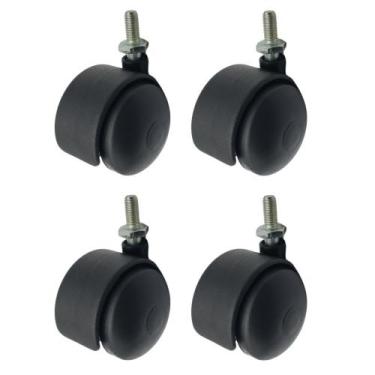 Imagem de Kit com 4un Roda Rodinha Rodizio Compatível com Extratora WAP Carpet C