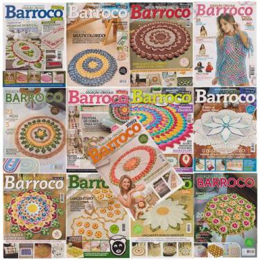Imagem de Revista Artesanato Fio Barroco Coleção Círculo Kit 13 Vols - Liberato