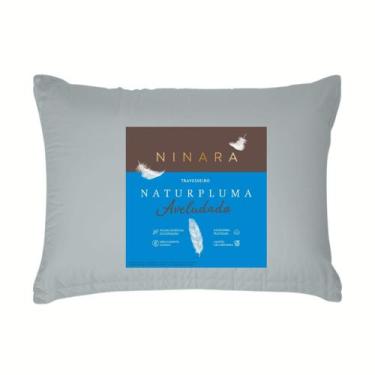 Imagem de Travesseiro Toque Aveludado Zinco Ninara
