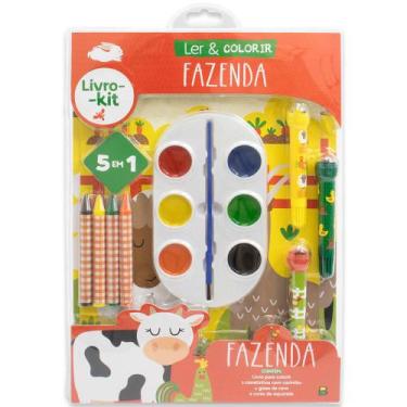 Imagem de Livro - Ler & colorir: Fazenda