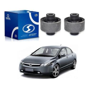 Imagem de Par Bucha Bandeja Balança Dianteira Civic 1.8 2006 A 2011 - Sampel