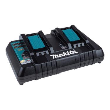 Imagem de Carregador Duplo 127V para baterias de Li-on 14.4V e 18V - Makita DC18RD