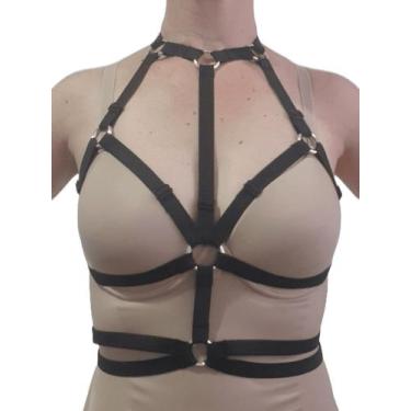Imagem de Harness bra arreio de busto arnes feminino Rage - Almah Fashion