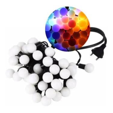 Imagem de Pisca 100 Led 127v Colorido 8 Funções 8m Cerejinha Bolinha - Global