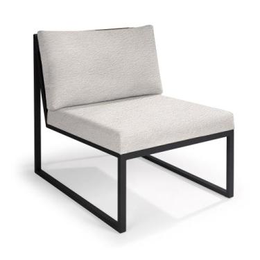 Imagem de Poltrona Inga Aço Carbono Preto  - Drop mobiliário