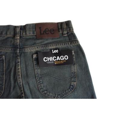 Imagem de Calça Jeans Lee Chicago Suja Masculina Tradicional Algodao, 50