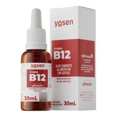 Imagem de Vitamina B12 - Metilcobalamina De Alta Absorção 30ml Yosen