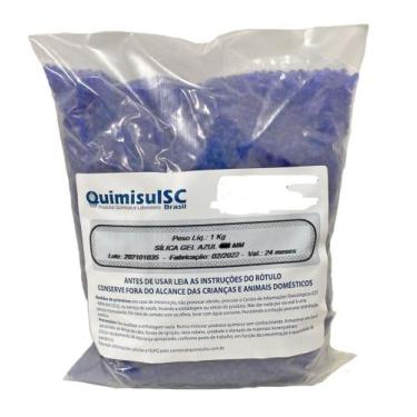 Imagem de Sílica Gel azul 1-3 mm  - 500g - Quimisul