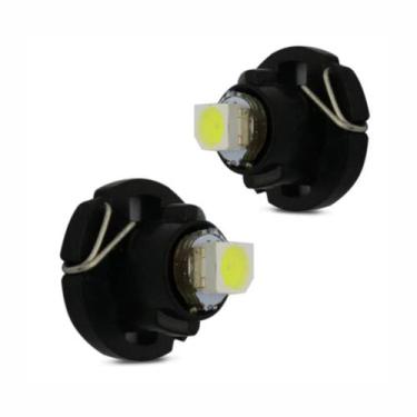 Imagem de Par Led Painel T4.7 5050 SMD com Suporte Branco - Automotive Shop