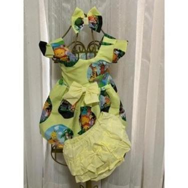 Imagem de Conjunto Menina Bebê Carinho Safari +Faixa de Cabelo - EDYNHOKIDS, 06 