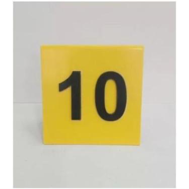 Imagem de Display Pequeno Placa Numerador Mesa Bar Alto Relevo 60pçs - AGV Criaç