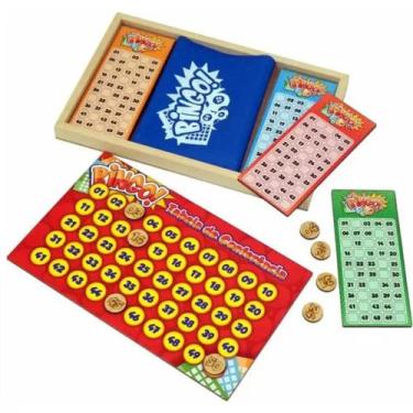 Imagem de Bingo na caixa de madeira lindo! - BRINQUE E LEIA