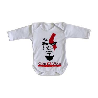 Imagem de body nenê criança roupa bebê manga longa God of War - Empório Dutra, G