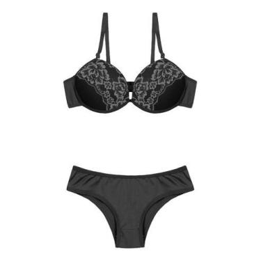 Imagem de Kit 3 Conjunto Lingerie Calcinha E Sutiã Sexy Sensual Renda - Tayane, 