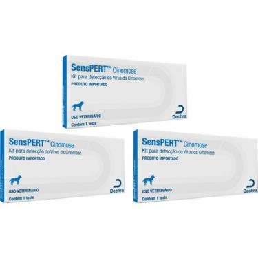 Imagem de Senspert Cinomose Cães 1 Test. - Dechra - 3 Unidades