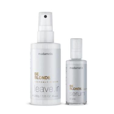 Imagem de Kit umectação leave-in e serum be blonde - MADAMELIS