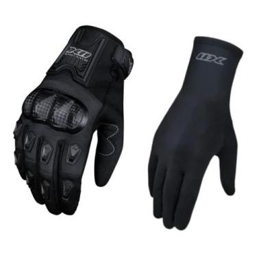Imagem de Luva X11 Blackout 2 Masculina + Luva Thermic Motociclista, GG