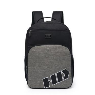 Imagem de Mochila HD Reforçado Espaçoso Masculino Moda Original, U, Preto, Cinza