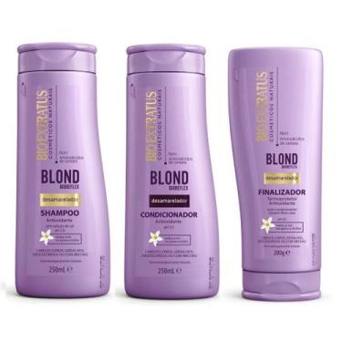 Imagem de Kit Blond Bioreflex Bio Extratus Shampoo Condic. Finalizador