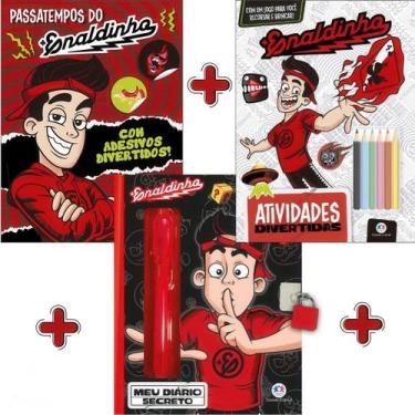 Imagem de Kit Enaldinho - Passatempos + Atividades Divertidas + Meu Diário Mágic