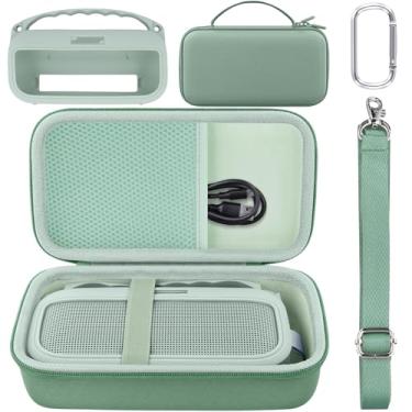 Imagem de co2CREA Capa rígida e de silicone de substituição para alto-falante portátil Bose SoundLink Flex 2ª geração/Bose SoundLink Flex Bluetooth (capa Mint)