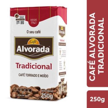 Imagem de Café Alvorada 250g Vácuo Tradicional Torrado e Moído