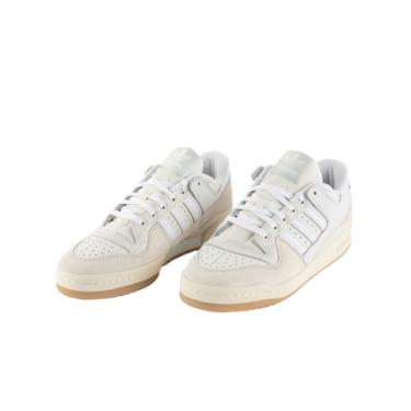 Imagem de adidas Tênis masculino Cwhite/Ftwwht/Clowhi Forum 84 Low ADV Chalk whiteFtwr Cloud White 42 EUA, Preto, 5.5 Wide