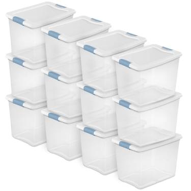 Imagem de Sterilite 12-14958006 Caixa com tampa, 25 quartos, transparente